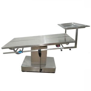 Table d'opération avec élévateur électrique pour animaux de compagnie