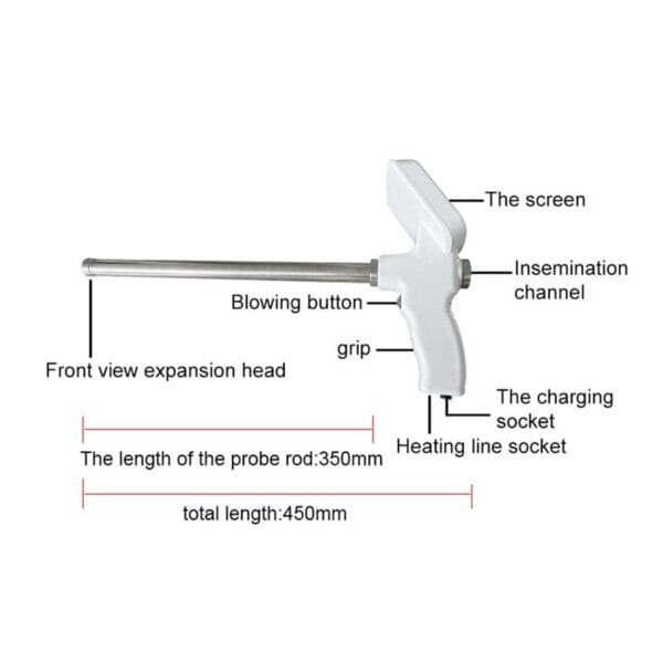 Portable Visual Semination Gun for Cow