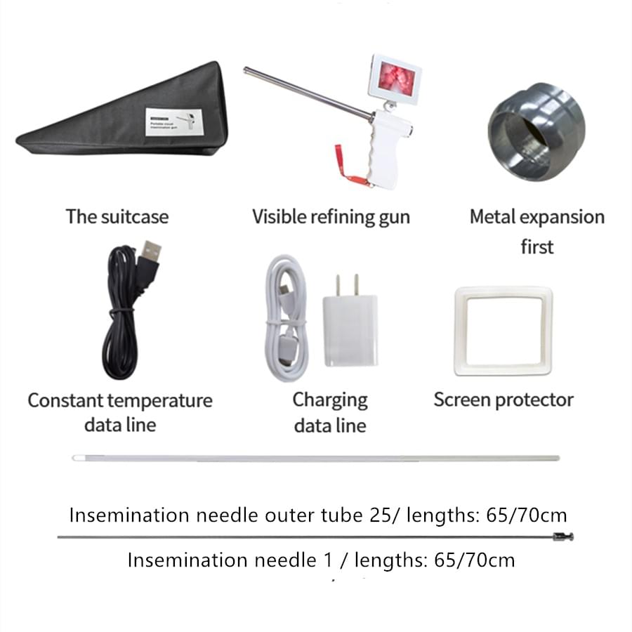 Визуальный пистолет для осеменения коров