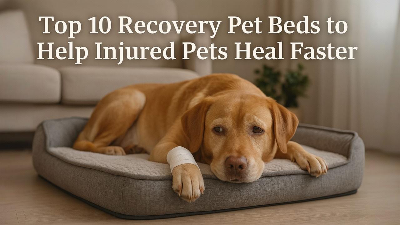 다친 반려동물의 빠른 회복을 돕는 반려동물용 회복 침대 10선