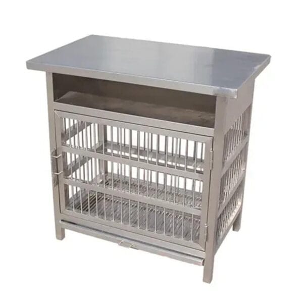 A Secure and Hygienic Examination Table with Cage