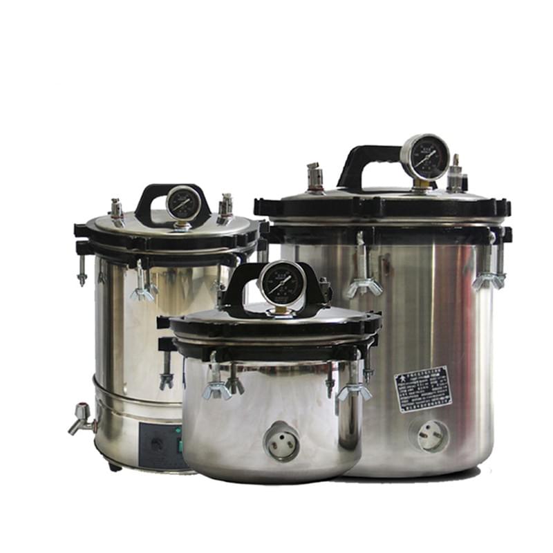 Esterilizador de autoclave de aço inoxidável portátil 18-24L