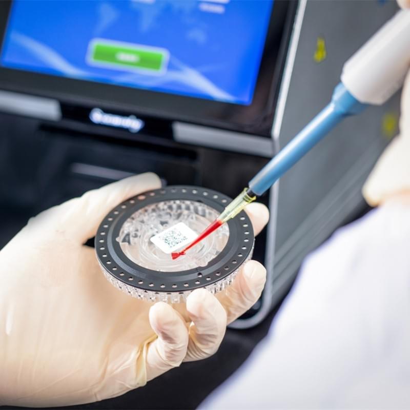 Analisador químico veterinário automatizado portátil