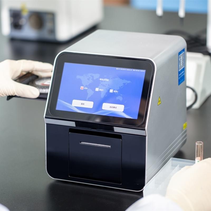 Analisador químico veterinário automatizado portátil