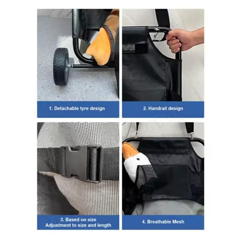 Haustier-Notfalltrage | Faltbarer Tiertransportkorb