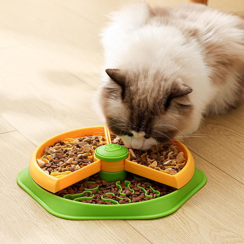 Rotating Dog Slow Feeder Bowl | Anti-Choking Puzzle Bowl