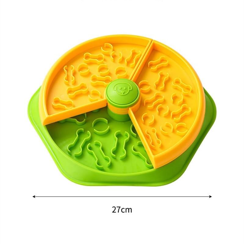 Rotating Dog Slow Feeder Bowl | Anti-Choking Puzzle Bowl