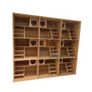 Wooden Cat Cage | Luxury Multi-Level Cat Enclosure