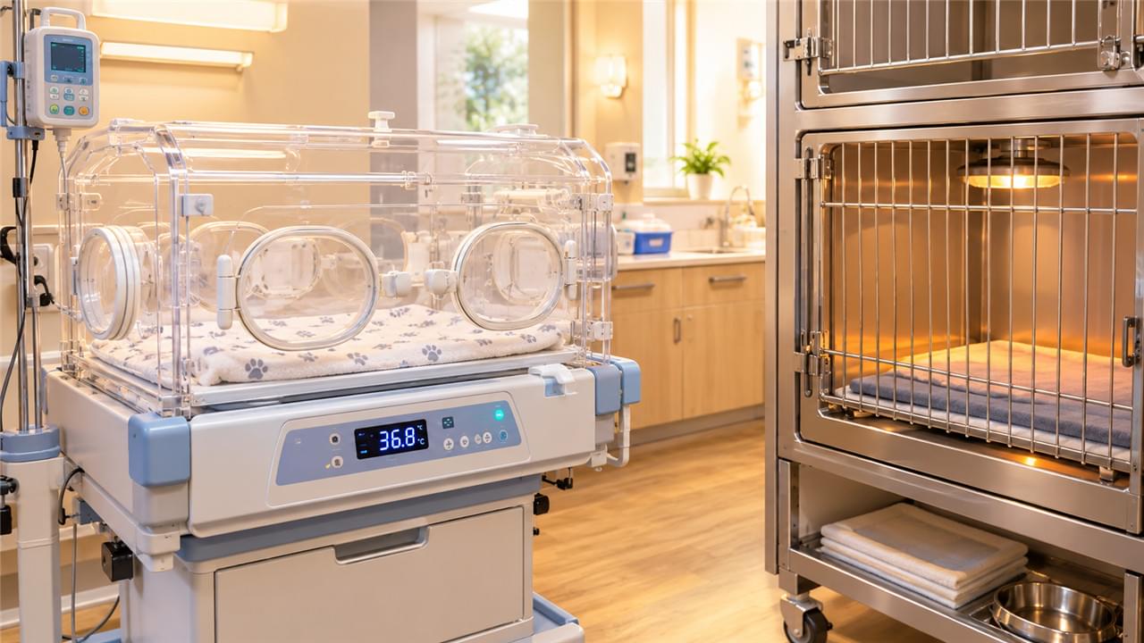 Master ward temperature control for animal patients — HVAC zones, heated cages, incubators, and monitoring protocols that protect every recovery.